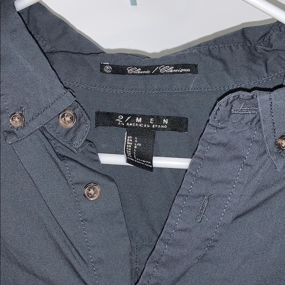 Charcoal Button-Down - Picture 3 of 4